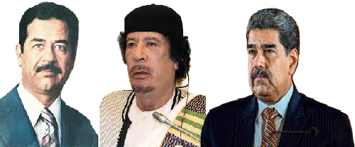 SADDAM GADAFI MADURO