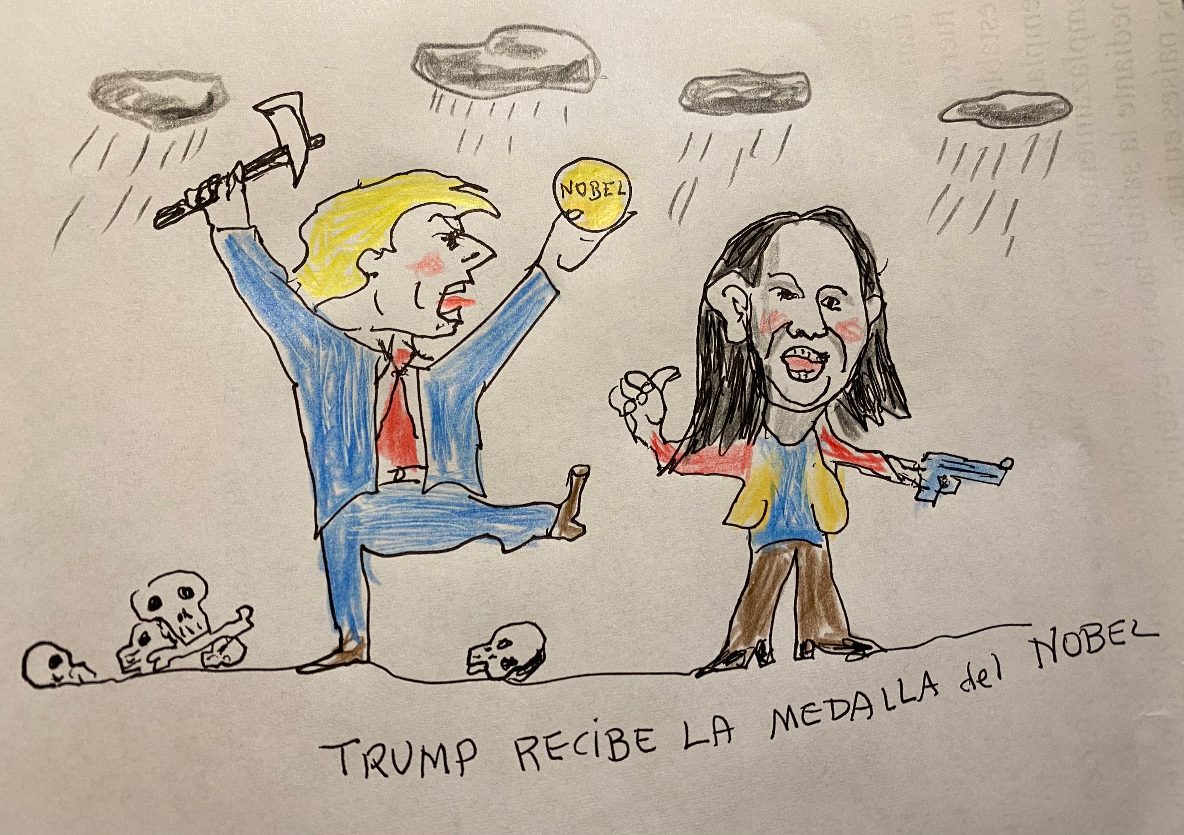 Trump recibe medalla Nobel, por Emilio Díaz Miranda