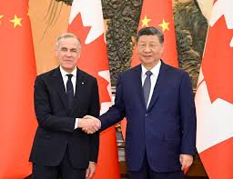 MARK CANEY CON XI EN PEKIN