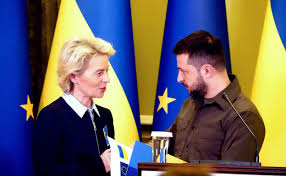 VON DER LEYEN ZELENSKI