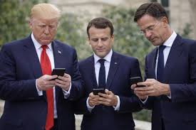 TRUMP MACRON RUTTE
