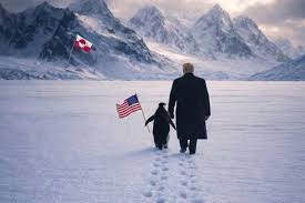 TRUMP QUIERE TOMAR GROENLANDIA CON UN PINGÜINO, AUNQUE EN GROENLANDIA NO HAYA PINGÜINOS