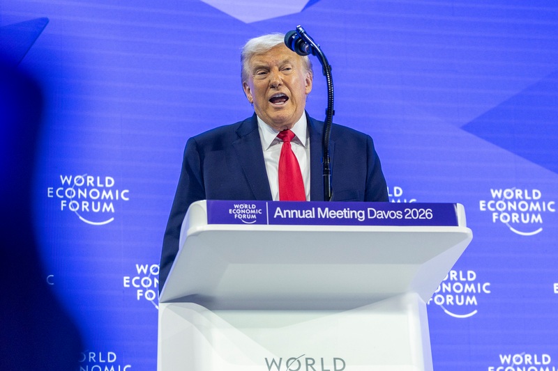 El presidente Trump en el Foro Económico de Davos_Foto ©2026WEF_Benedikt von Loebell