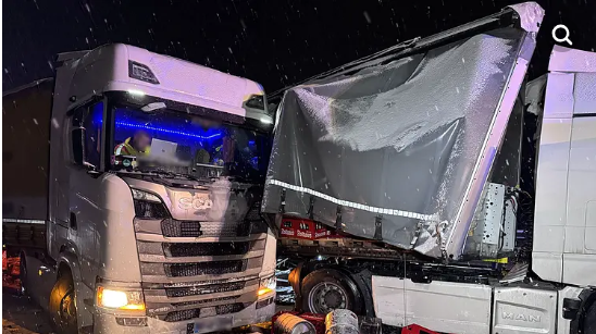 La nieve provoca accidentes de tráfico en Franconia - INFRANKEN