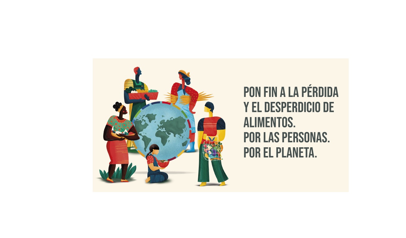 Afiche contra el derroche de los alimentos