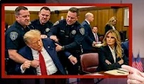Montaje foto detención de Trump