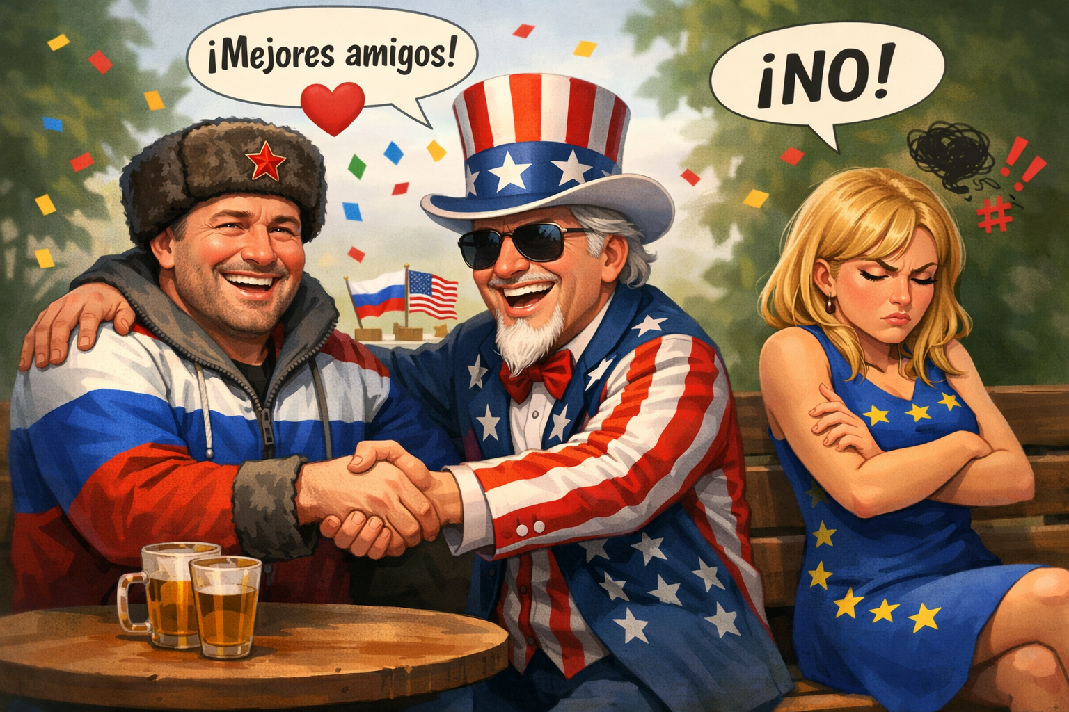 RUSIA Y EEUU SE HACEN AMIGOS, A DESPECHO DE LA UE, ChatGPT