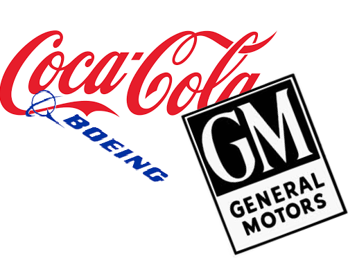 COCA COAL GM BOEING