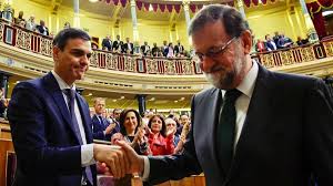 SÁNCHEZ LE GANA LA MOCIÓN DE CENSURA A RAJOY