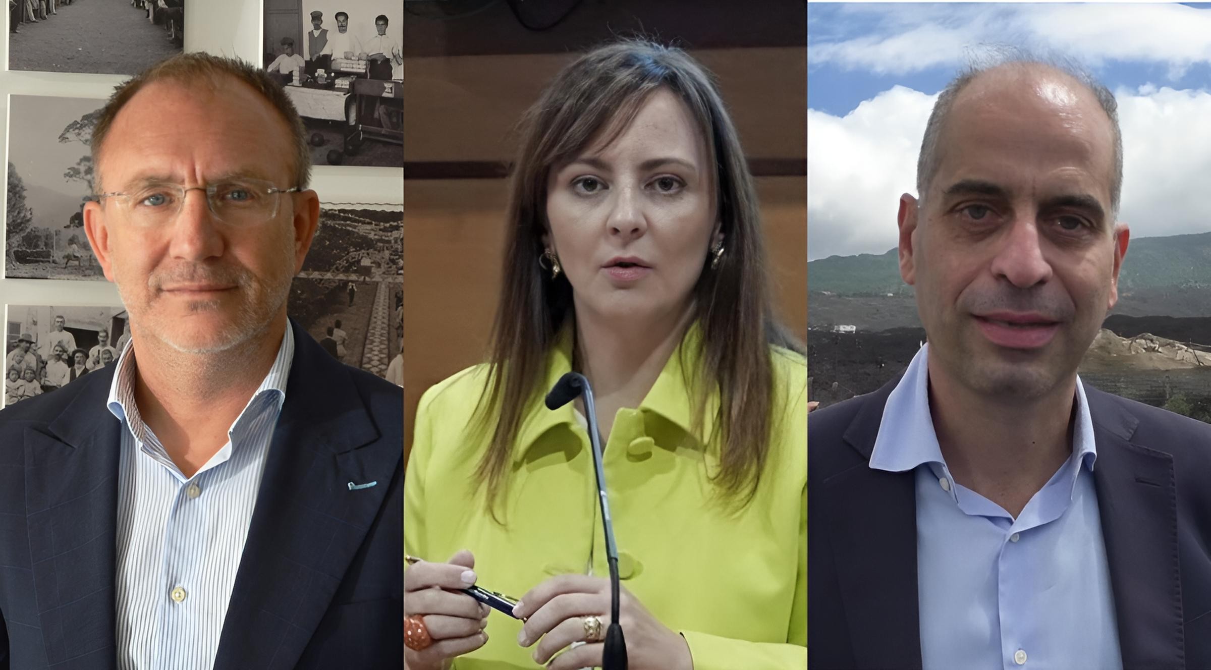 Sergio Rodríguez, Nieves Lady Barreto y Héctor Izquierdo