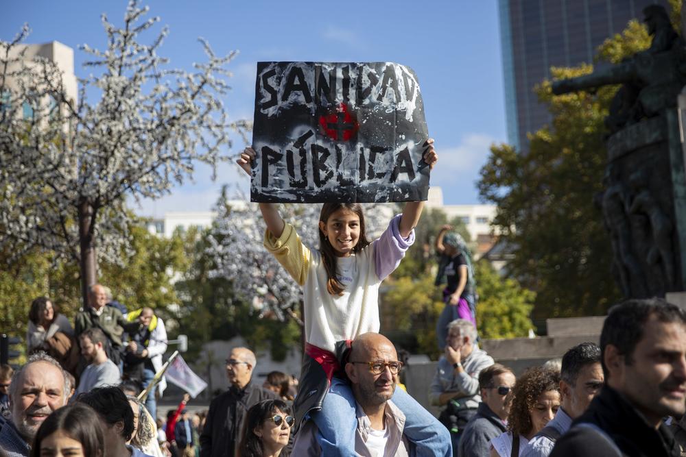 Manifestación en defensa de la sanidad pública en Madrid David F. Sabadell