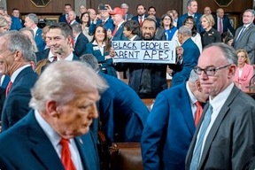 Pancarta anti-Trump