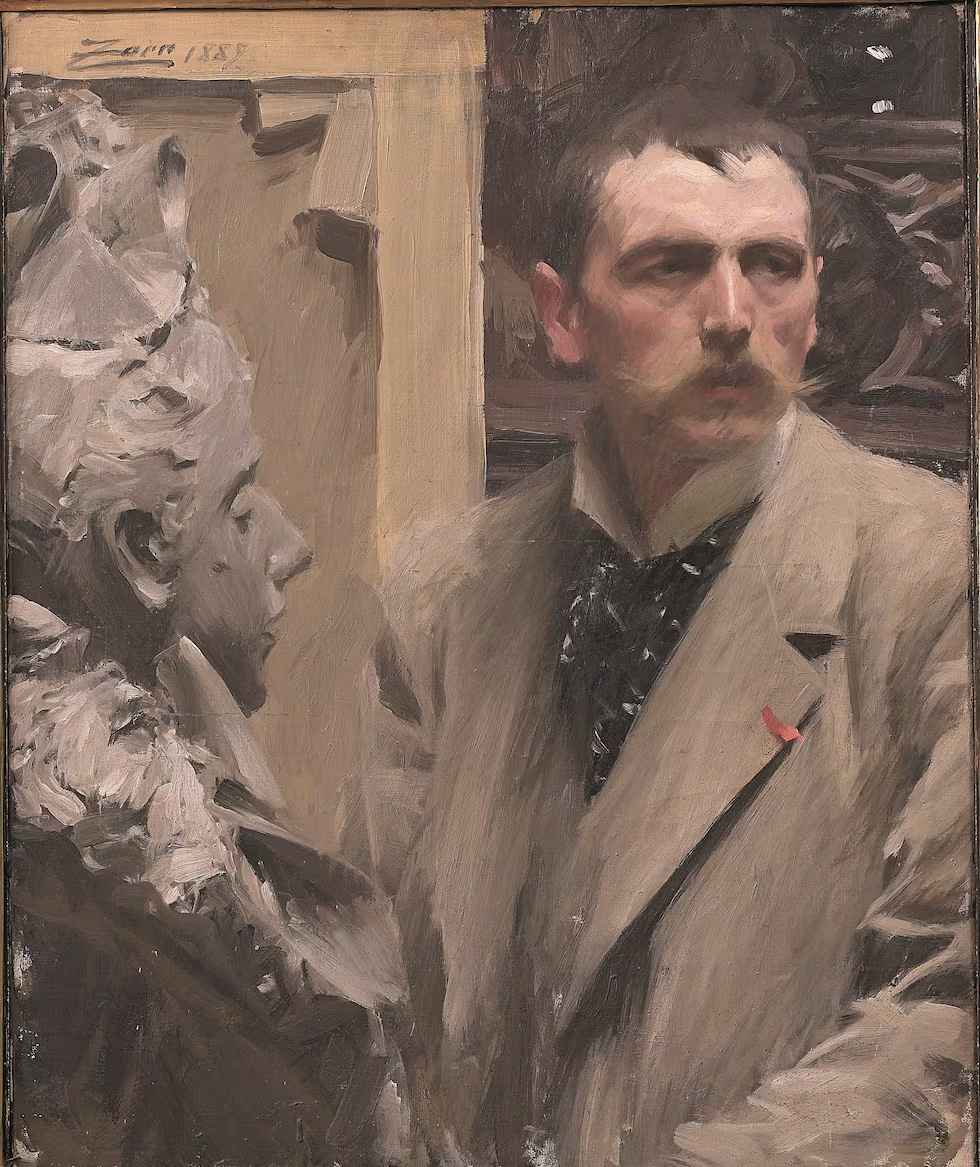 ANDERS ZORN AUTORRETRATO 1889