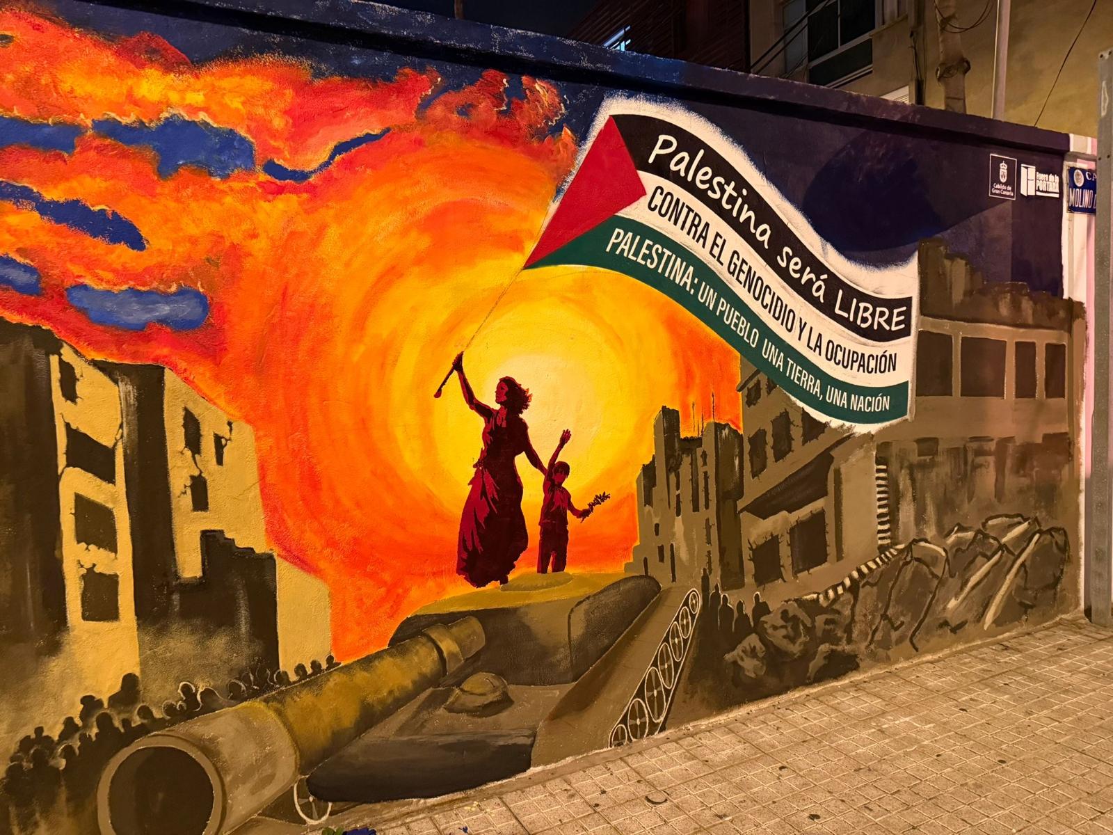 PALESTINA MURAL LPGC