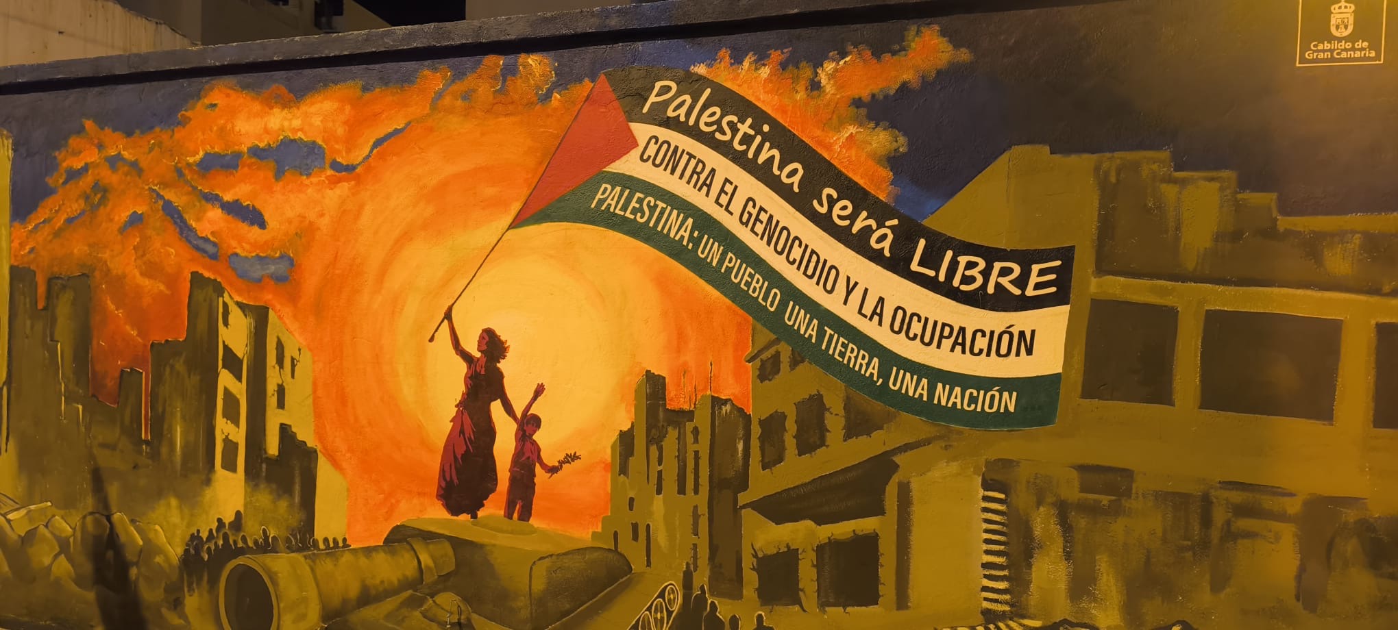 PALESTINA MURAL LPGC