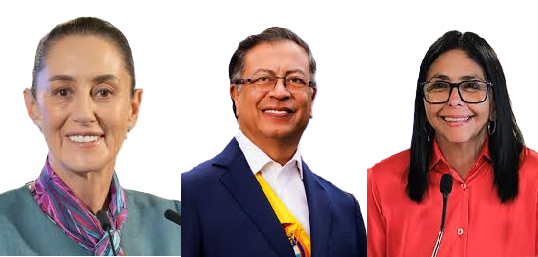 SHEINBAUM, PETRO, DELCY