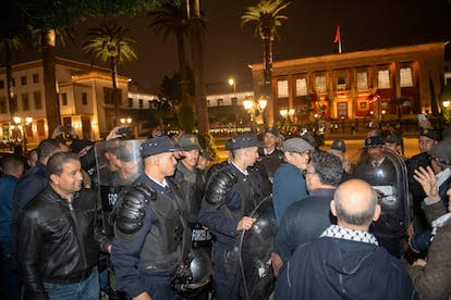 POLICIA MARRROQUÍ EN RABAT