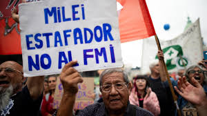 CONTRA MILEI Y EL FMI - FRANCE 24