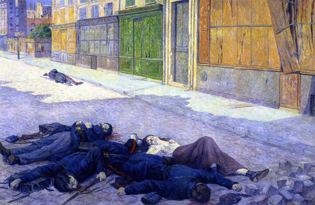 UNA CALLE DE PARIS EN MAYO - MAXIMILIEN LUCE 1903