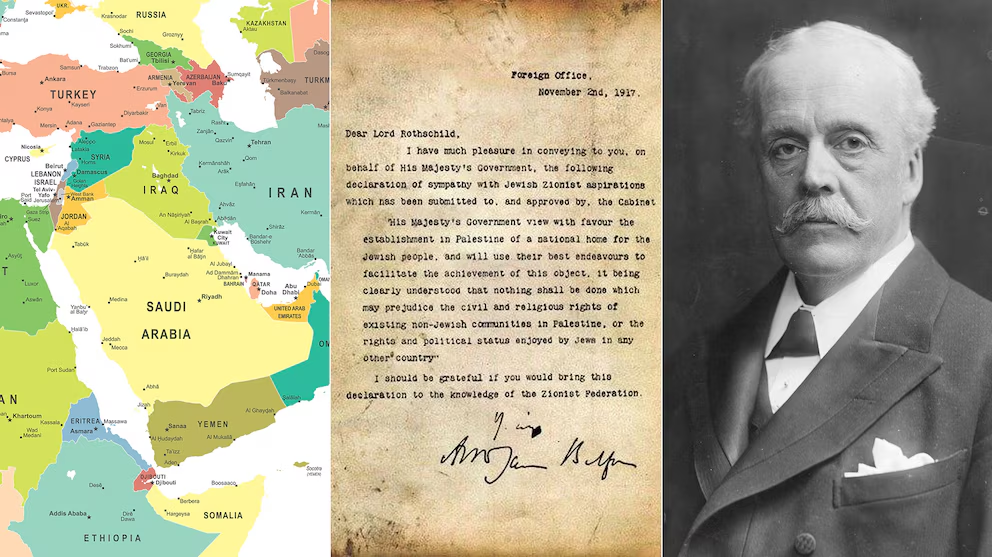 DECLARACIÓN BALFOUR, 1917, GERMEN DEL PROBLEMA