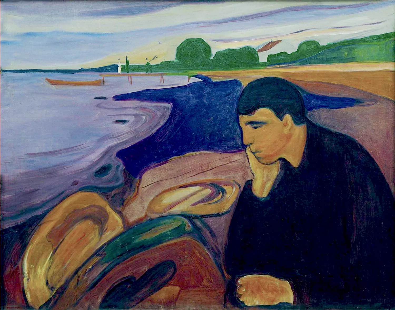 MELANCOLÍA EDVARD MUNCH 1891