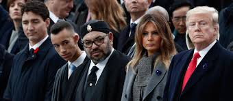 LOS TRUMP CON MOHAMED VI Y SUS HIJOS