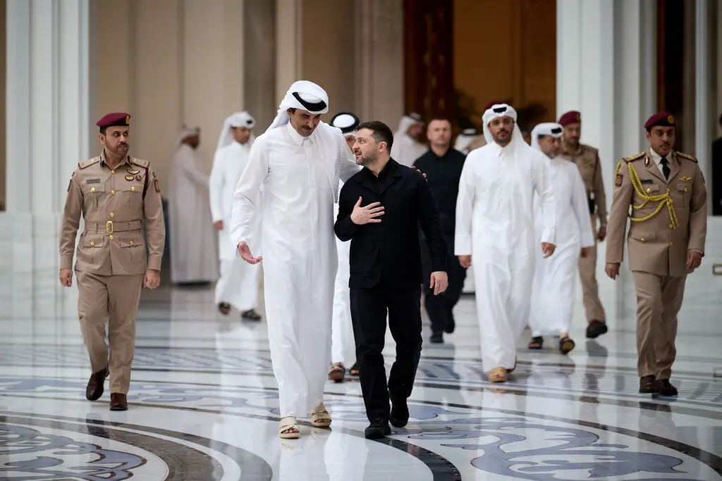 ZELENSKI EN QATAR