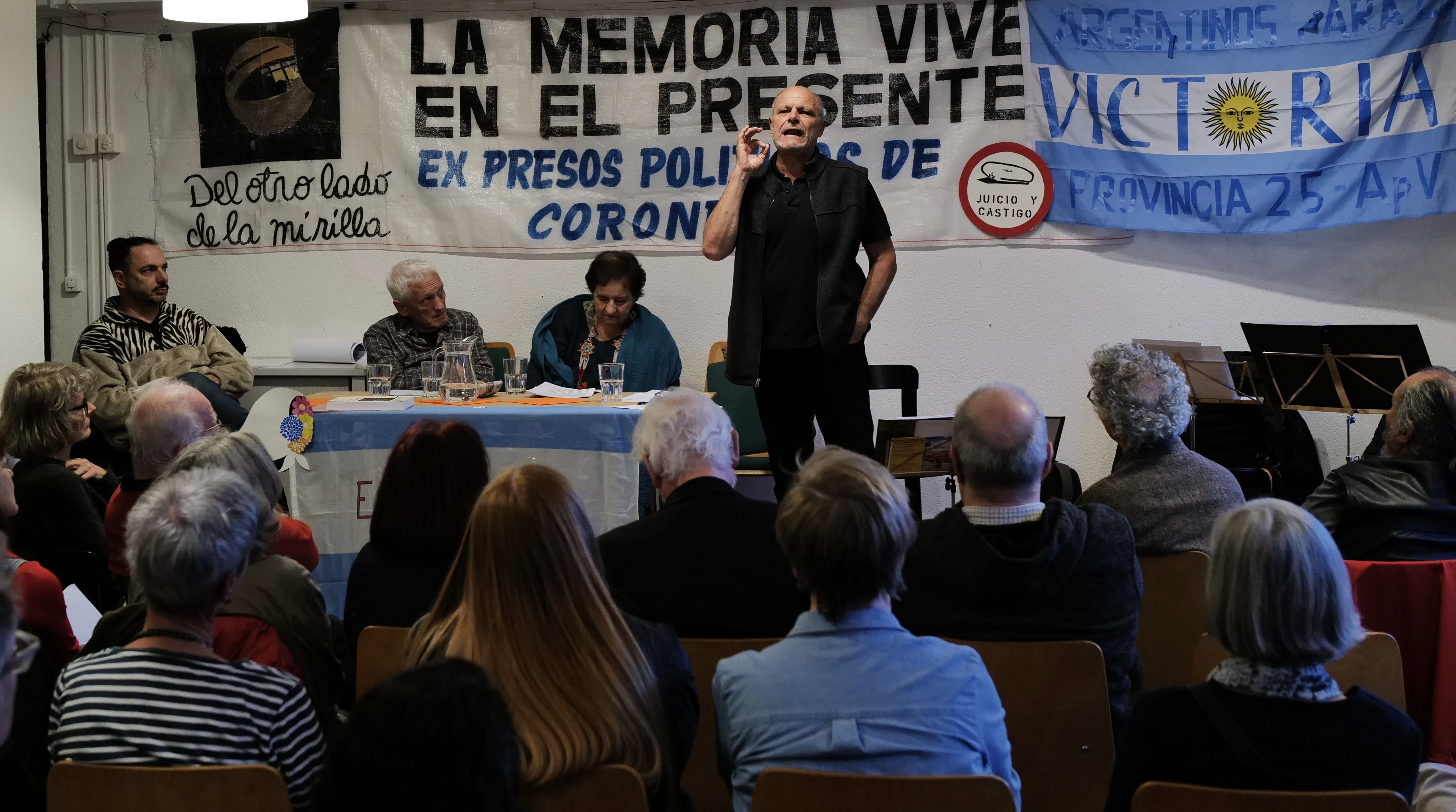 Conversatorio público Argentina hoy en una América Latina amenazada realizado el 24 de marzo en Berna. Foto Italo Cherubini