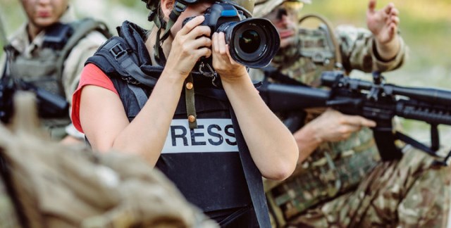 El complejo desafío de informar en zonas de guerra Foto FIP