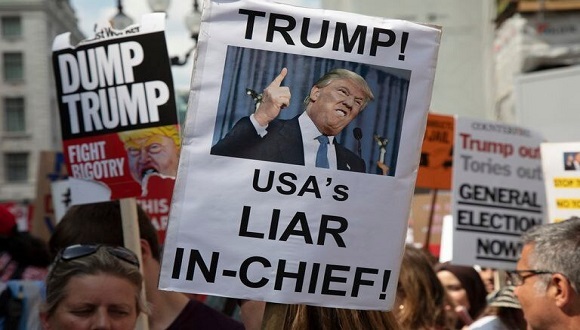 TRUMP, MENTIROSO EN JEFE -  Foto: Mike Kemp/ Getty Images.