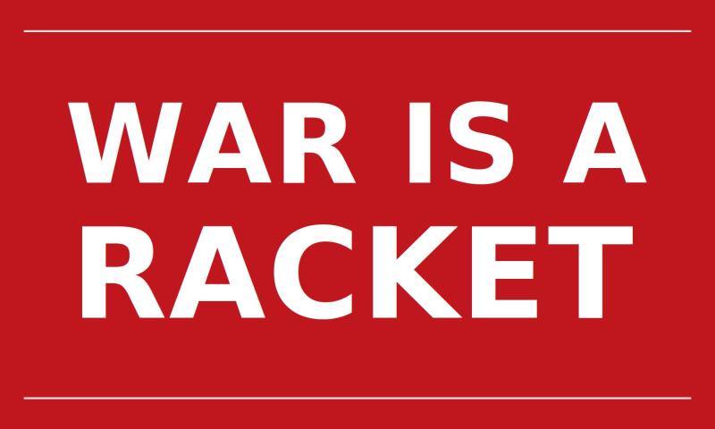 "La guerra es una estafa" es un discurso y un libro breve de 1935 escrito por Smedley D. Butler.