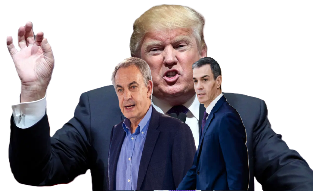 TRUMP ZAPATERO SÁNCHEZ