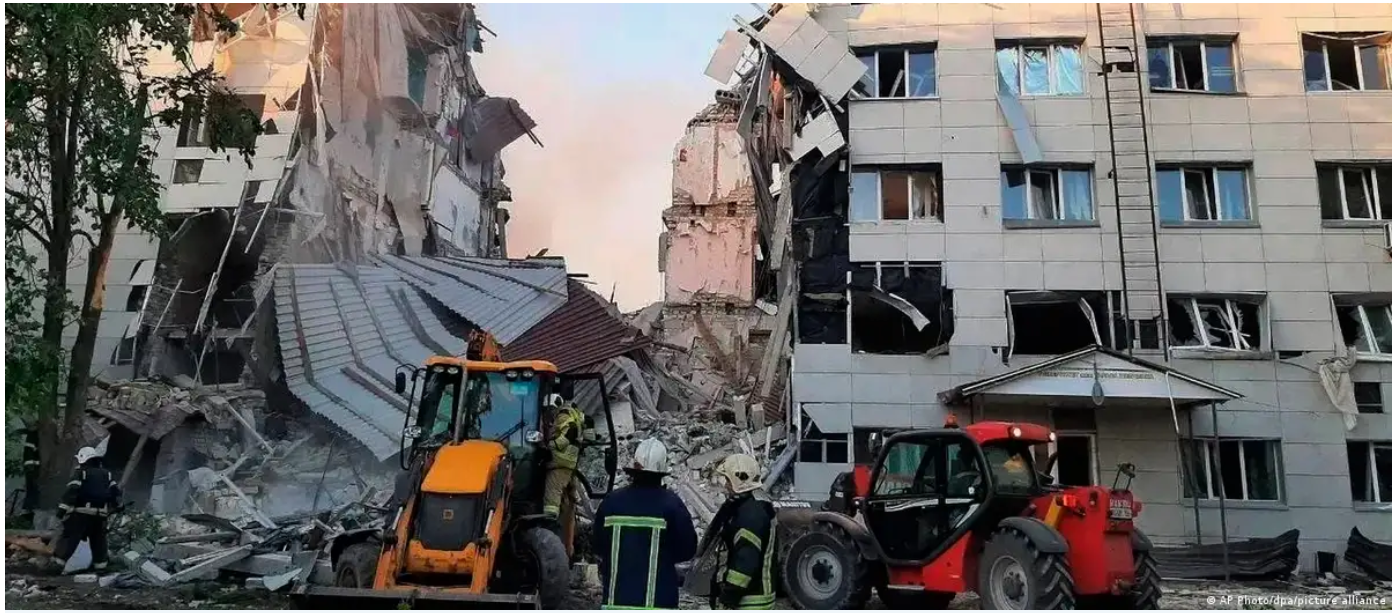 Ukraine has denied targeting civilians in the Starobilsk drone attackImage: AP Photo/dpa/picture alliance