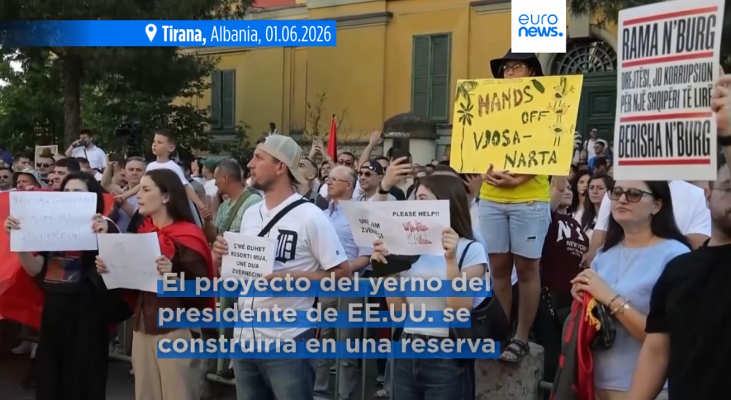 PROTESTAS EN TIRANA